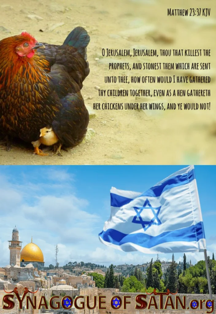 Jerusalem / Israel the Prophet Killer Past, Present & Future! - Matthew 23:37 1 Matthew 23:37 Jerusalem the city that Kills the Prophets synagogueofsatan.org