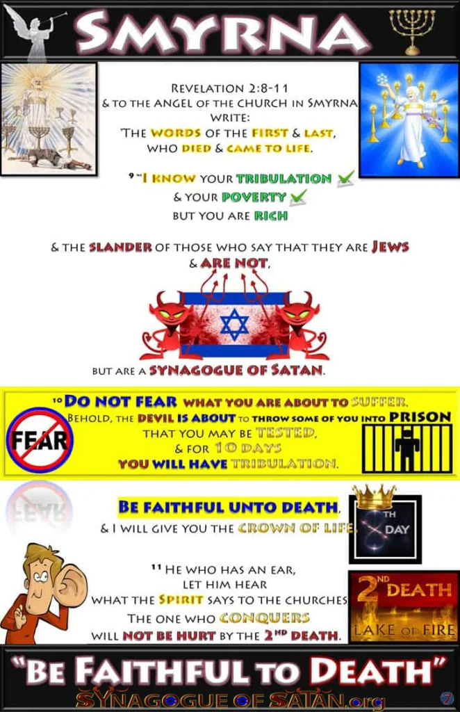 Smyrna-7-Churches-7-Lampstands-Book-of-Revelation-2-and-3 synagogueofsatan.org